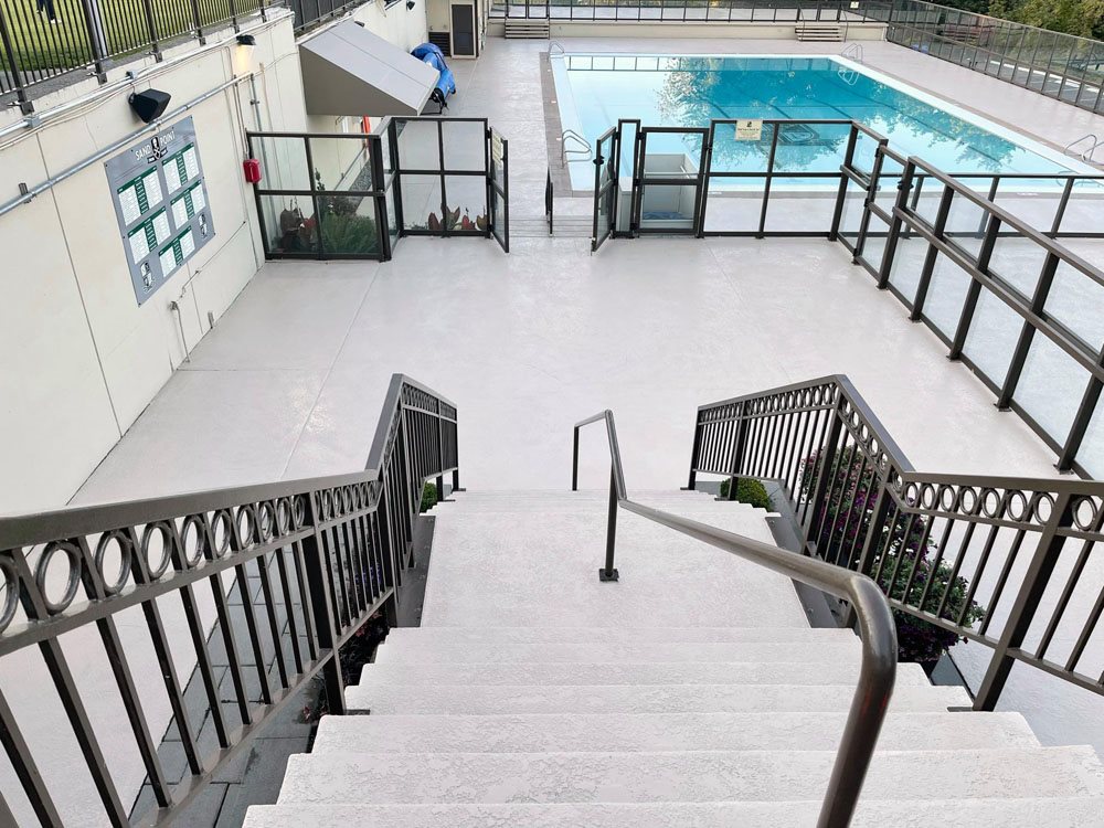 commercial pool decks across Gulf Coast