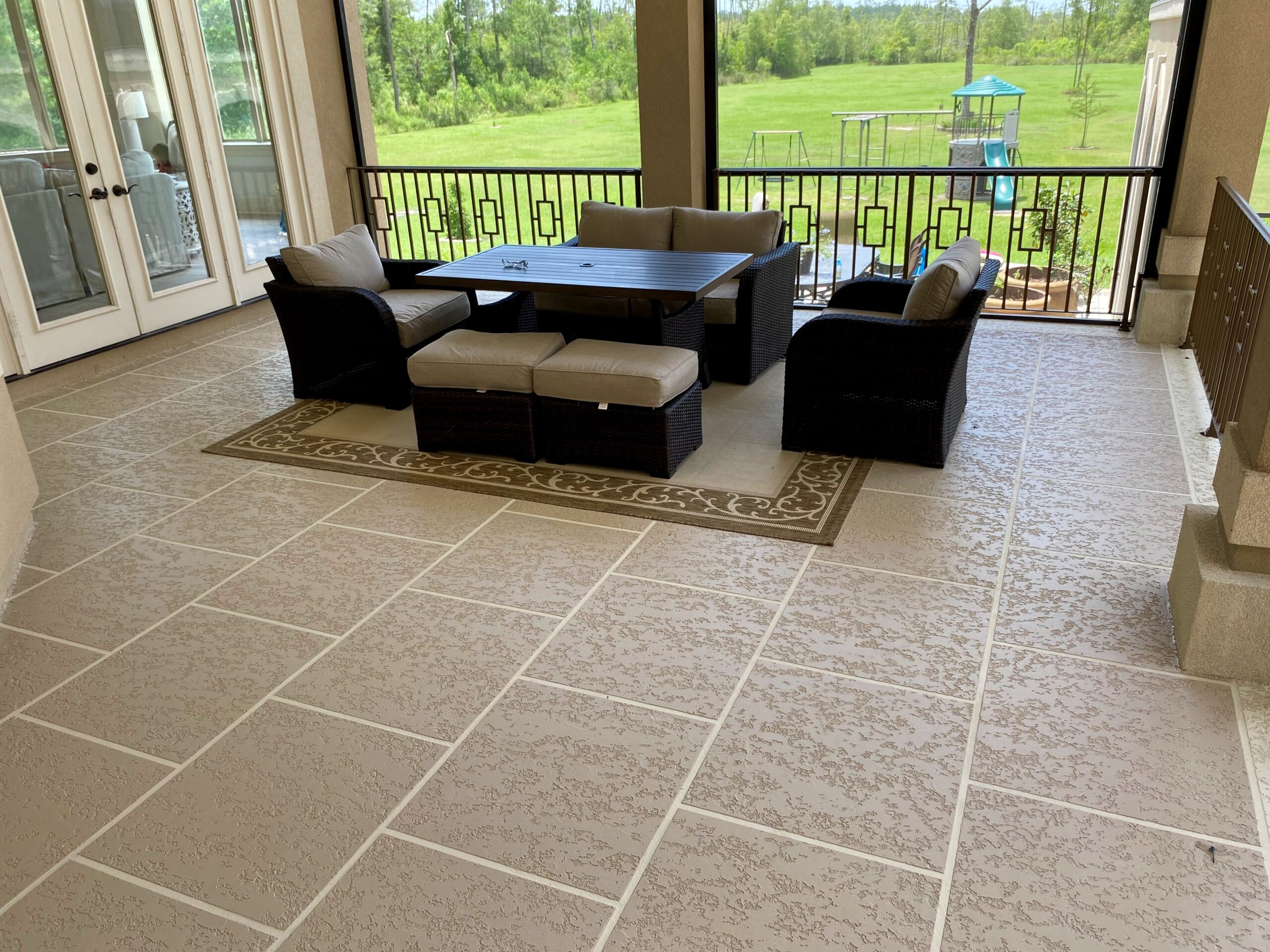 concrete patio resurfacing Gulf Coast
