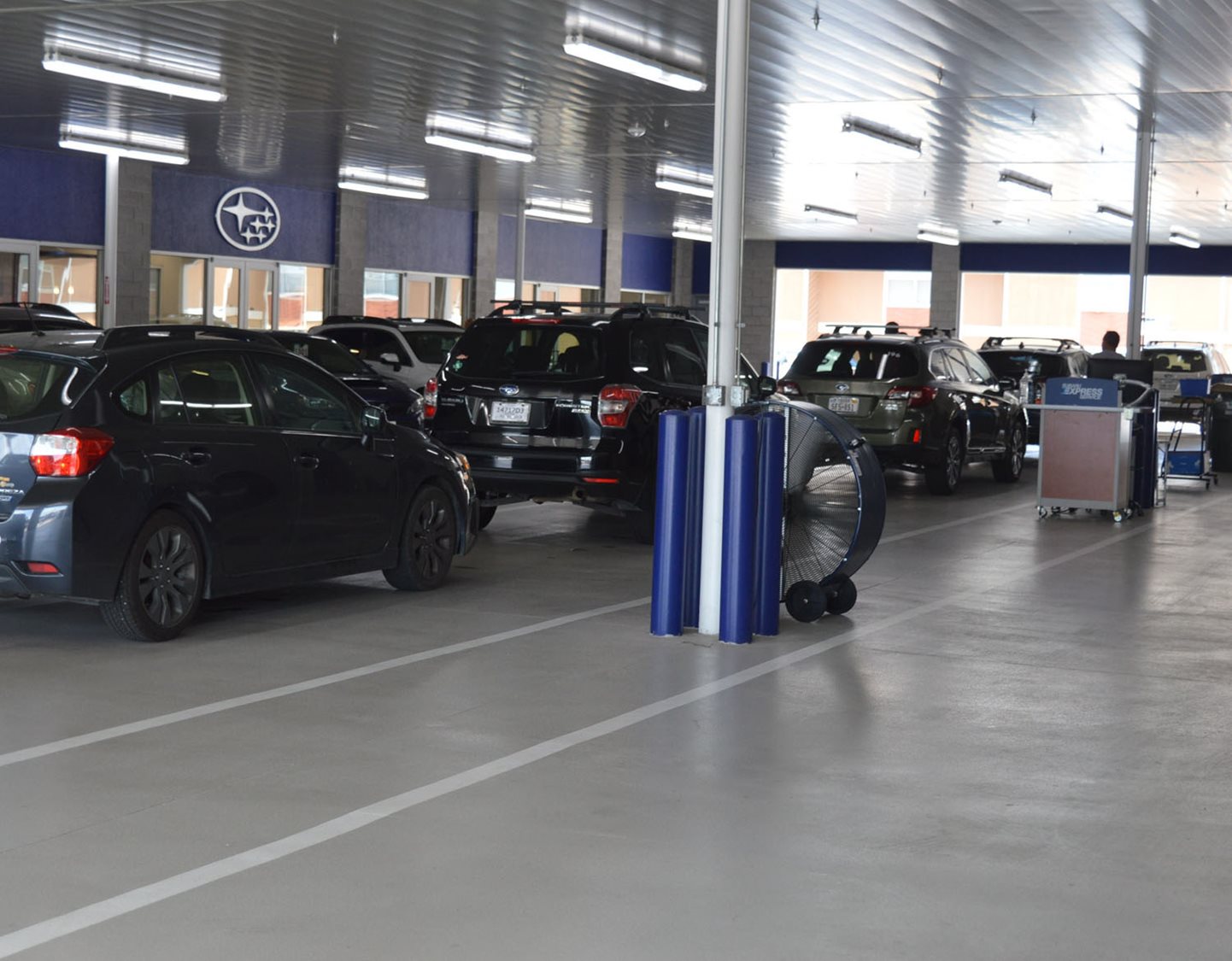 commercial garage flooring Gulf Coast