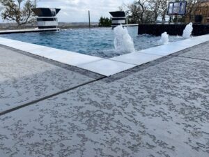 textured pool deck Gulf Coast