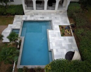 resurfaced pool deck Gulf Coast