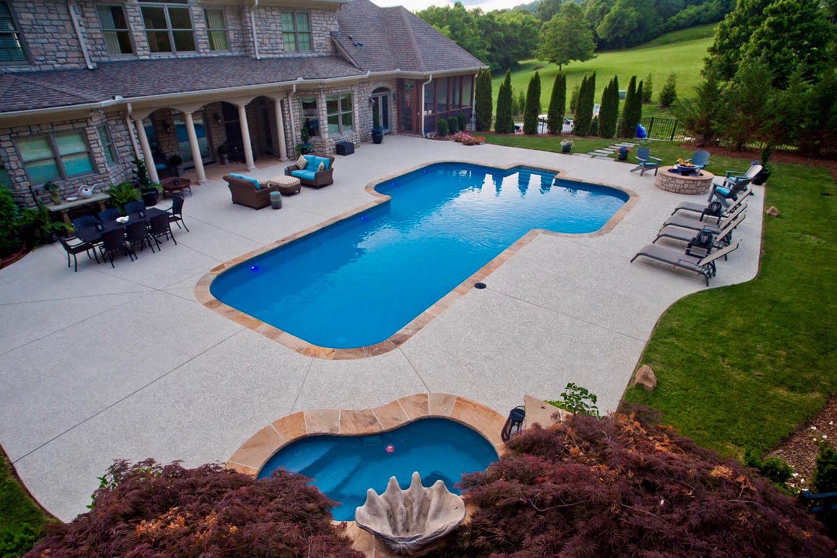 pool deck