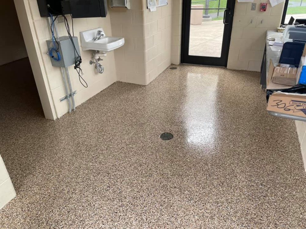 concrete office flooring Gulf Coast