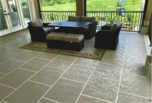 classic texture patio