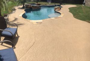 classic texture pool deck