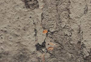 worn concrete floor